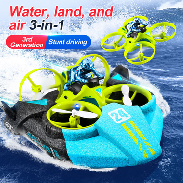3in1 RC Quadcopter Flying Bike With Lights